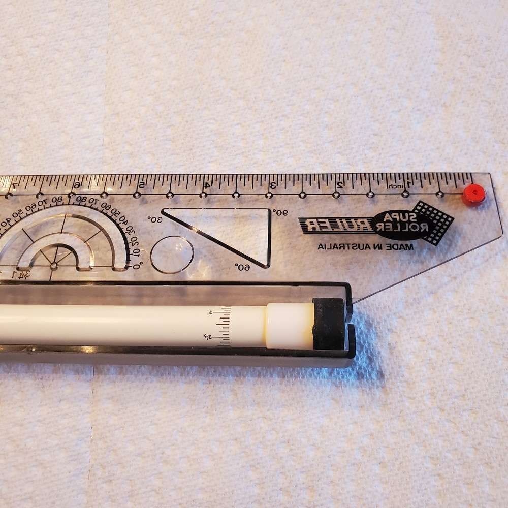 Supa Roller Ruler Vintage Made In Australia - Picture 9 of 9